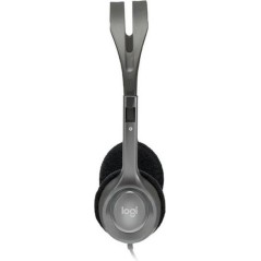 Logitech Stereo H111 Wired Headset - High-Quality Sound, Comfortable Fit, Sleek Black Design - Perfect for Gaming & Calls